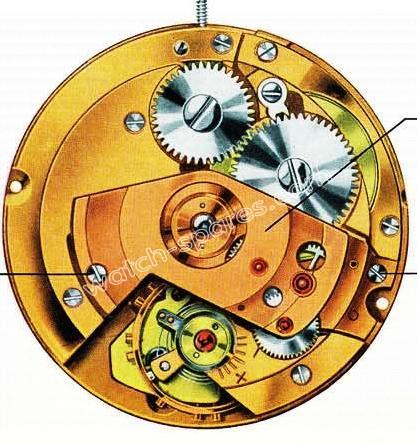 A Schild AS 1701 watch automatic parts