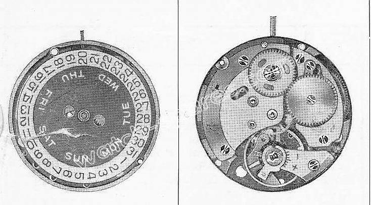 A Schild AS 1814 watch movement