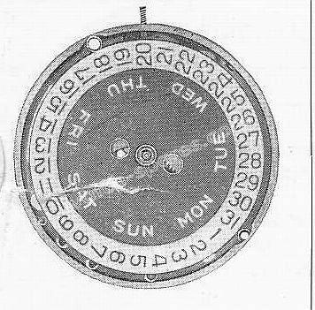 A Schild AS 1820 watch movement