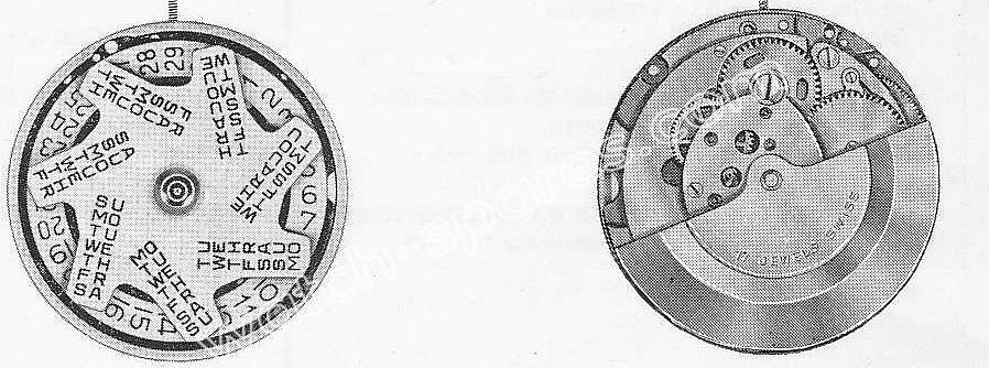 A Schild AS 2186 watch movements