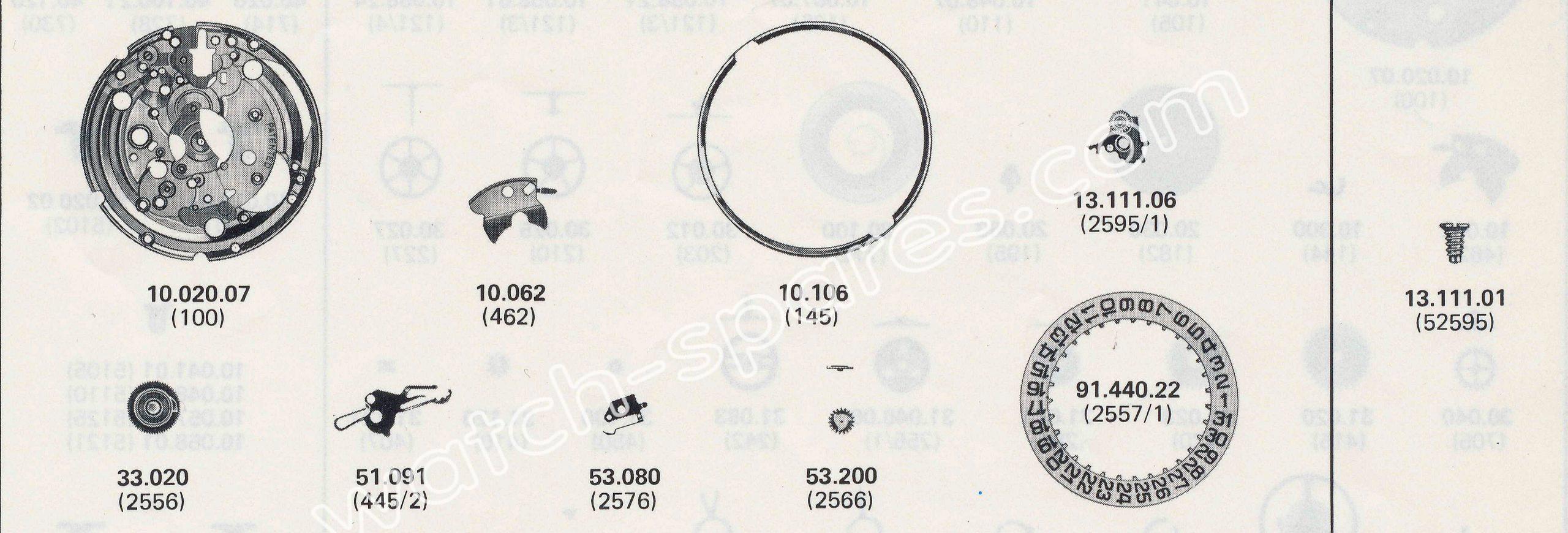 ETA 2804.1 watch date spare parts