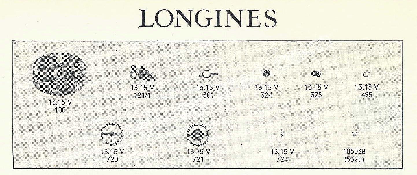 Longines 13.15V watch spare part